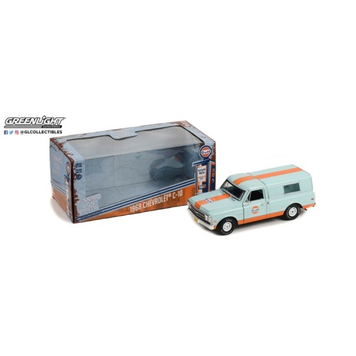 GL85062 - 1/24 RUNNING ON EMPTY SERIES 5 1968 CHEVROLET C-10 WITH CAMPER SHELL GULF OIL