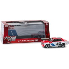 GL86335 - 1/43 TOKYO TORQUE - 1971 DATSUN 510 - NO.46 BROCK RACING ENTERPRISES (BRE) - JOHN MORTON