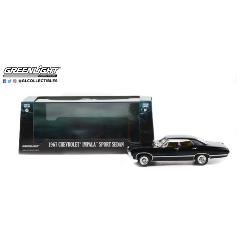 GL86443 - 1/43 1967 CHEVROLET IMPALA SPORT SEDAN TUXEDO BLACK