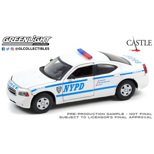 GL86603 - 1/43 CASTLE (2009-16 TV SERIES) 2006 DODGE CHARGER NYPD