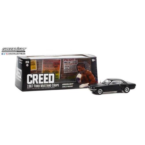 GL86615 - 1/43 CREED (2015) ADONIS CREEDS 1967 FORD MUSTANG COUPE MATT BLACK