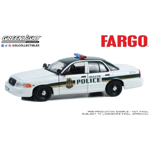 GL86636 - 1/43 2006 FORD CROWN VICTORIA POLICE INTERCEPTOR - DULUTH, MINNESOTA POLICE- FARGO (2014-2020 TV SERIES)