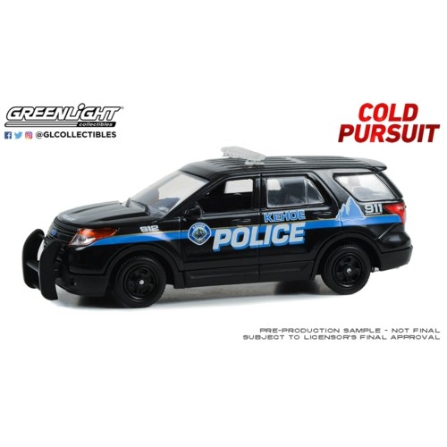 GL86637 - 1/43 2013 FORD POLICE INTERCEPTOR UTILITY - KEHOE POLICE DEPARTMENT - KEHOE, COLORADO - COLD PURSUIT (2019)