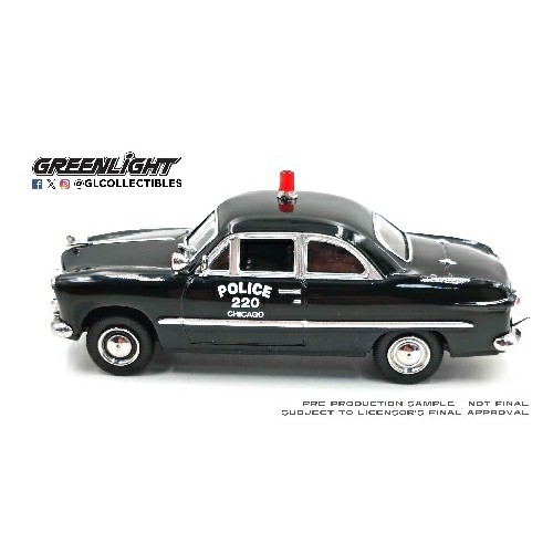 GL86643 - 1/43 1949 FORD CUSTOM - CHICAGO POLICE DEPARTMENT