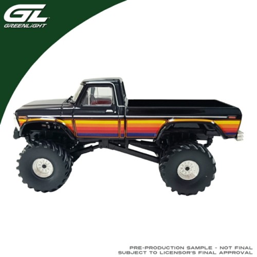 GL86656 - 1/43 FORD F-250 1977 - FREE WHEELING STRIPES EDITION - RAVEN BLACK