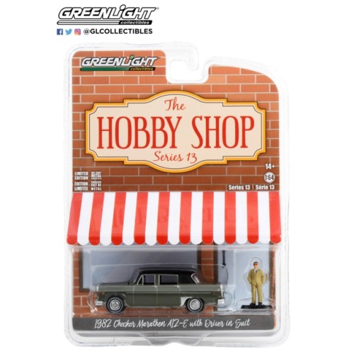 GL97130-C - 1/64 THE HOBBY SHOP SERIES 13 1983 CHECKER MARATHON A12-E WITH DRIVER IN SUIT