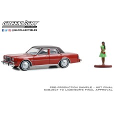 GL97150-C - 1/64 THE HOBBY SHOP SERIES 15 1983 DODGE DIPLOMAT WITH WOMAN IN DRESS