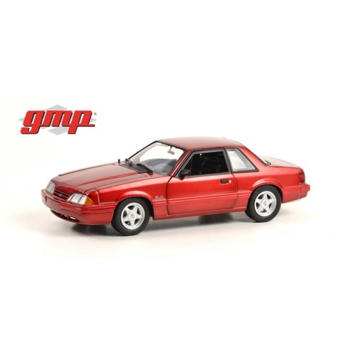 GMP19003 - 1/18 1993 FORD MUSTANG LX 5.0 - ELECTRIC RED WITH BLACK INTERIOR
