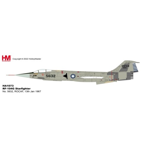 HA1073 - 1/72 RF-104G STARFIGHTER NO. 5632, ROCAF, 13TH JAN 1967