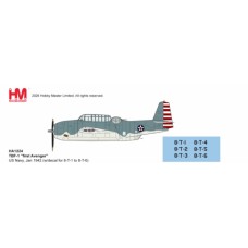 HA1224 - 1/72 TBF-1 - FIRST AVENGER - US NAVY, JAN 1942 - (W/DECAL FOR 8-T-1 TO 8-T-6)