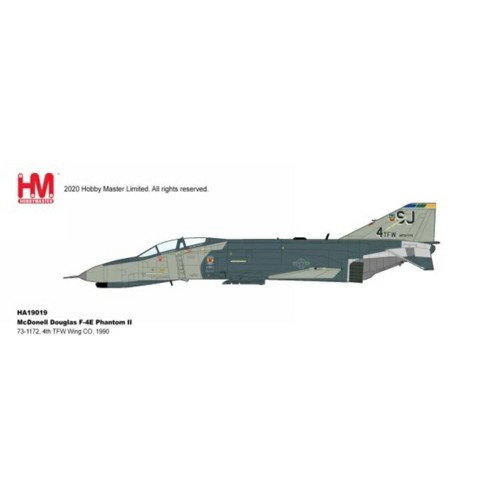 HA19019 - 1/72 MCDONELL DOUGLAS F-4E PHANTOM II 73-1172, 4TH TFW WING CO, 1990