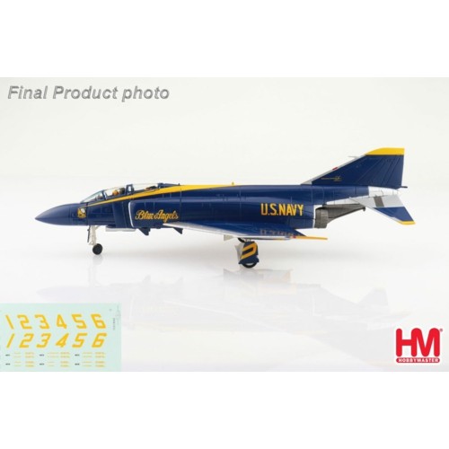 HA19045 - 1/72 MCDONELL DOUGLAS F-4J PHANTOM II US BLUE ANGELS, 1969 (WITH DECAL FOR  NO.1 TO NO.6 AIRPLANES)