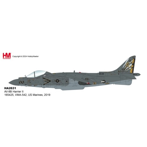 HA2631 - 1/72 AV-8B HARRIER II 165425, VMA-542, US MARINES, 2019