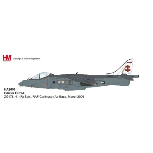 HA2651 - 1/72 HARRIER GR.9A ZG478, 41 (R) SQN, RAF CONINGSBY AIR BASE, MARCH 2006