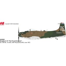 HA2922 - 1/72 DOUGLAS A-1H, THE PROUD AMERICAN,  52-139738, 1ST SOS, NKP ROYAL THAI AFB, JUNE 1972
