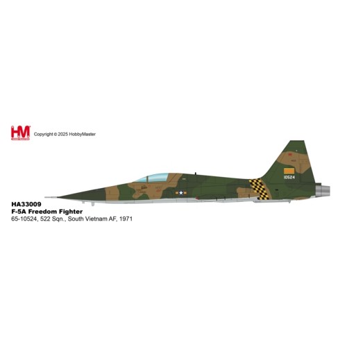 HA33009 - 1/72 F-5A FREEDOM FIGHTER, 65-10524, 524 SQN., SOUTH VIETNAM AF, 1971