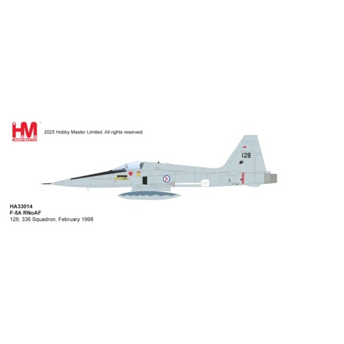 HA33014 - 1/72 F-5A RNOAF - 128, 336 SQUADRON, FEBRUARY 1998