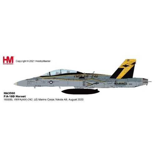 HA3560 - 1/72 F/A-18D HORNET 165685, VMFA(AW)-242, US MARINE CORPS, YOKOTA AB, AUGUST 2020