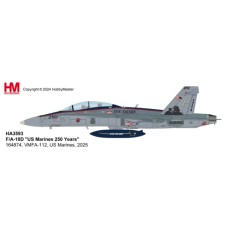 HA3593 - 1/72 F/A-18D US MARINES 250 YEARS - 164874, VMFA-112, US MARINES, 2025