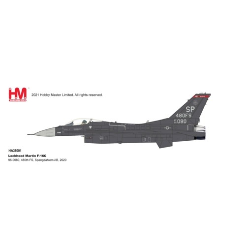 HA38001 - 1/72 LOCKHEED MARTIN F-16C 96-0080, 480TH FS, SPANGDAHLEM AB, 2020