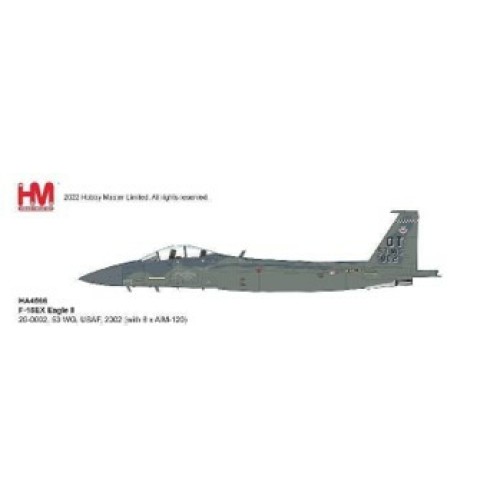 HA4566 - 1/72 F-15EX EAGLE II 20-0002, 53 WG, USAF, 2002 (WITH 8 X AIM-120)