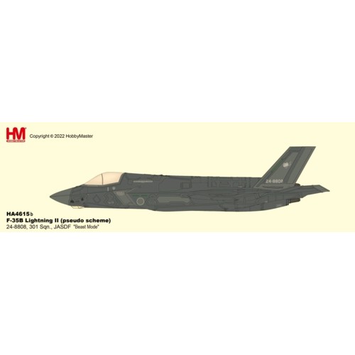 HA4615B - 1/72 F-35B LIGHTNING II (PSEUDO SCHEME) 24-8808, 301 SQN, JASDF BEAST MODE