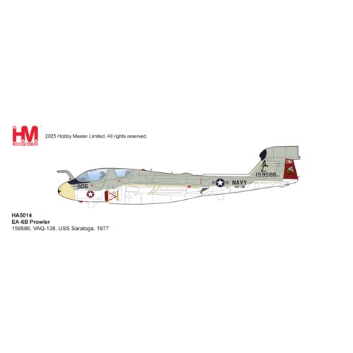 HA5014 - 1/72 EA-6B PROWLER - 159586, VAQ-138, USS SARATOGA, 1977