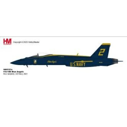 HA5121c - 1/72 F/A-18E BLUE ANGELS NO.2 AIRPLANE, US NAVY, 2021