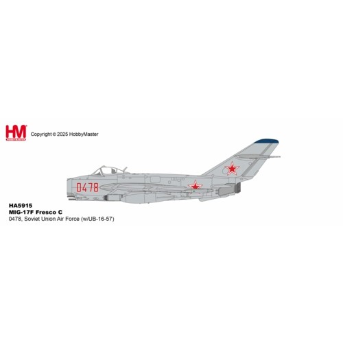 HA5915 - 1/72 MIG-17F FRESCO C 0478, SOVIET UNION AIR FORCE (W/UB-16-57)