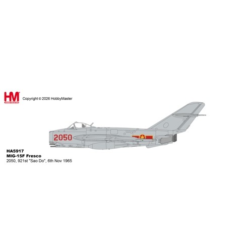 HA5917 - 1/72 MIG-17F FRESCO - 2050, 921ST SAO DO, 6 NOV. 1965