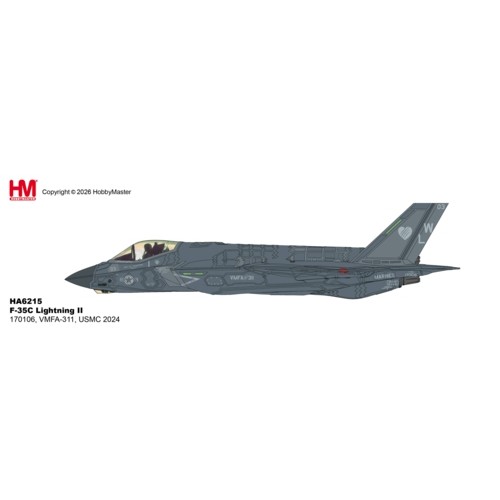 HA6215 - 1/72 F-35C LIGHTNING II, 170106, VMFA-311, USMC 2024