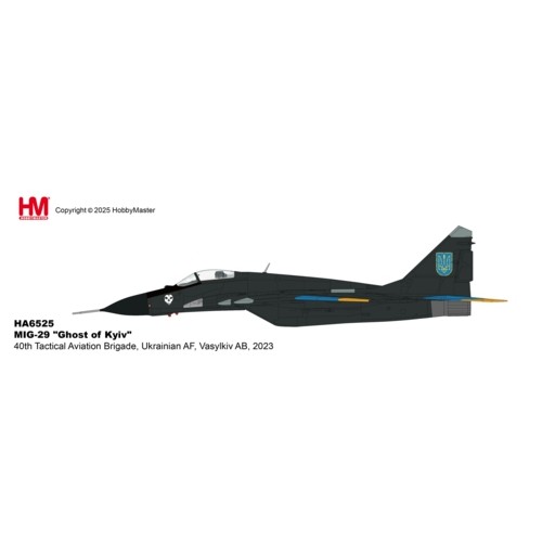 HA6525 - 1/72 MIG-29 GHOST OF KYIV, 40TH TACTICAL AVIATION BRIGADE, UKRAINIAN AF,  VASYLKIV AB, 2023