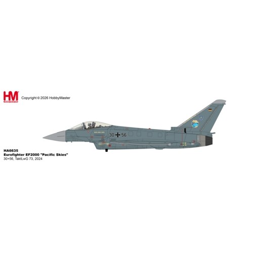 HA6635 - 1/72 EUROFIGHTER EF2000 PACIFIC SKIES - 30 AND 56, TAKTLWG 73, 2024