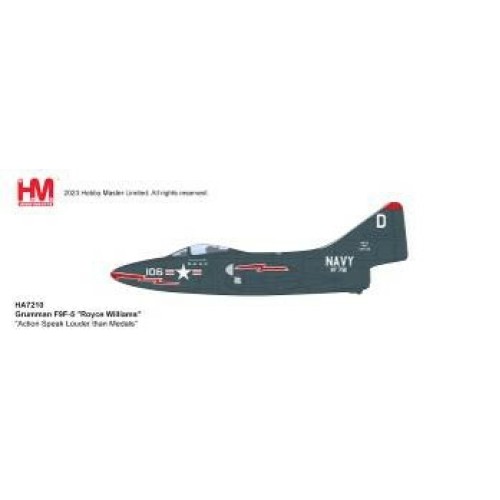 HA7210 - 1/48 GRUMMAN F9F-5 ROYCE WILLIAMS ACTION SPEAK LOUDER THAN MEDALS