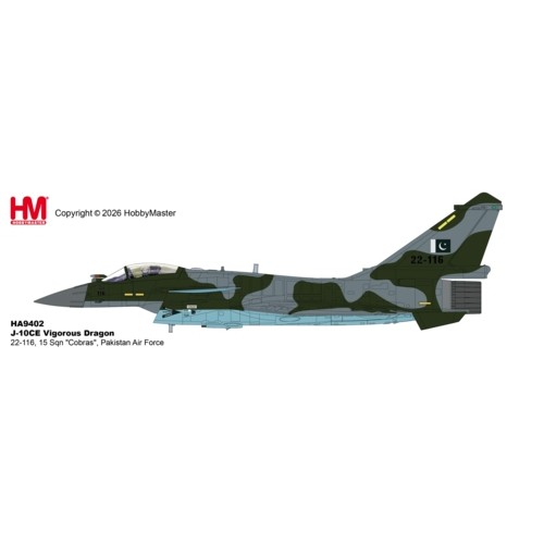 HA9402 - 1/72 J-10CE VIGOROUS DRAGON, 22-116, 15 SQN, COBRAS, PAKISTAN AIR FORCE