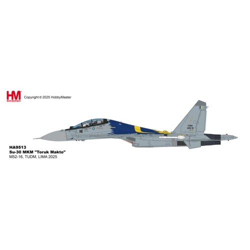 HA9513 - 1/72 SU-30 MKM - TORUK MAKTO - M52-16, TUDM, LIMA 2025