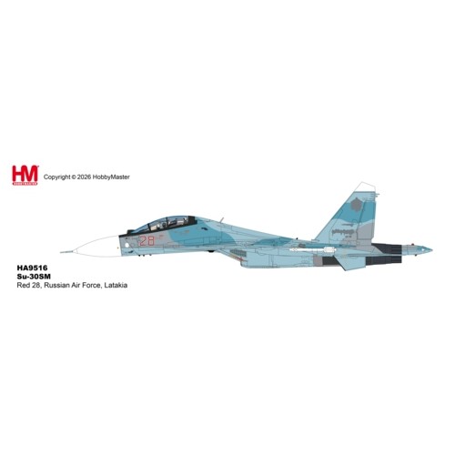 HA9516 - 1/72 SU-30SM - RED 28, RUSSIAN AIR FORCE, LATAKIA
