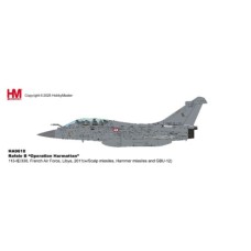 HA9618 - 1/72 RAFALE B OPERATION HARMATTAN 113-IE/330, FRENCH AIR FORCE, LIBYA, 2011 (W/SCALP MISSILES, HAMMER MISSILES AND GBU-12)