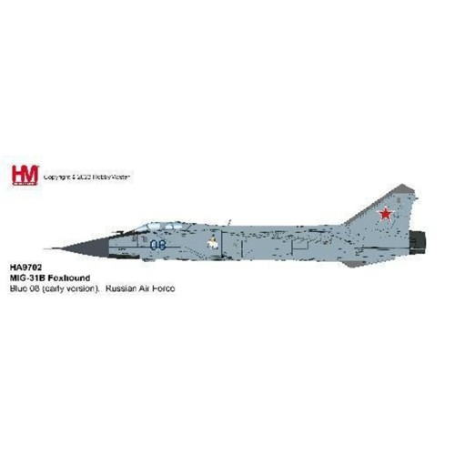 HA9702 - 1/72 MIG-31B FOXHOUND BLUE 08 (EARLY VERSION), RUSSIAN AIR FORCE