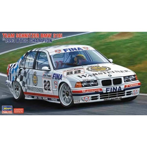 1/24 TEAM SCHNITZER BMW 318I 1993 BTCC CHAMPION (PLASTIC KIT)