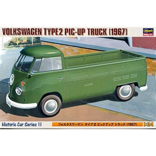 HASHMCC11 - 1/24 V.W. TYPE 2 PICK-UP TRUCK (PLASTIC KIT)