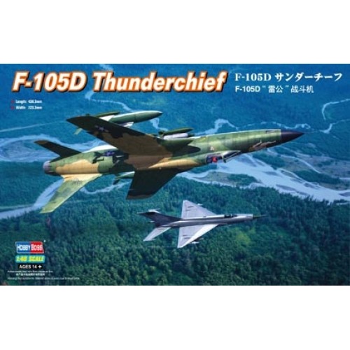 HBB80332 - 1/48 F-105D THUNDERCHIEF (PLASTIC KIT)