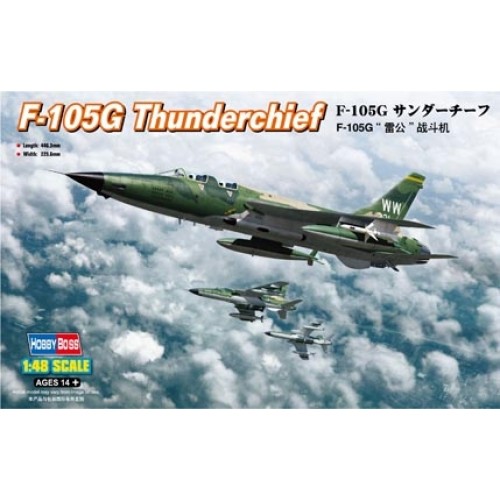 HBB80333 - 1/48 F-105G THUNDERCHIEF (PLASTIC KIT)