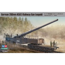 HBB82903 - 1/72 GERMAN 280MM K5(E) RAILWAY GUN LEOPOLD (PLASTIC KIT)