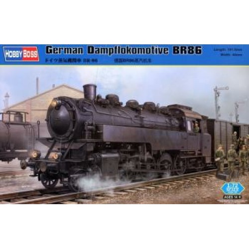 HBB82914 - 1/72 GERMAN DAMPFLOKOMOTIVE BR86 (PLASTIC KIT)