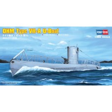 HBB83503 - 1/350 DKM NAVY TYPE VII-A U-BOAT (PLASTIC KIT)