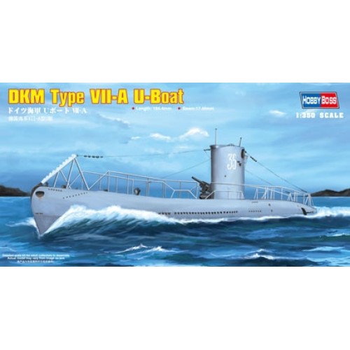 HBB83503 - 1/350 DKM NAVY TYPE VII-A U-BOAT (PLASTIC KIT)