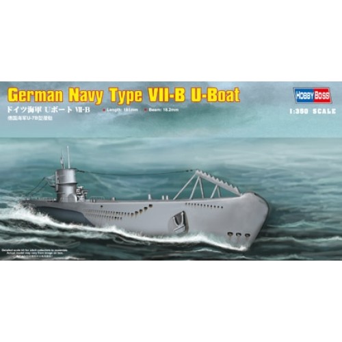 HBB83504 - 1/350 DKM TYPE VIIB U-BOAT (PLASTIC KIT)