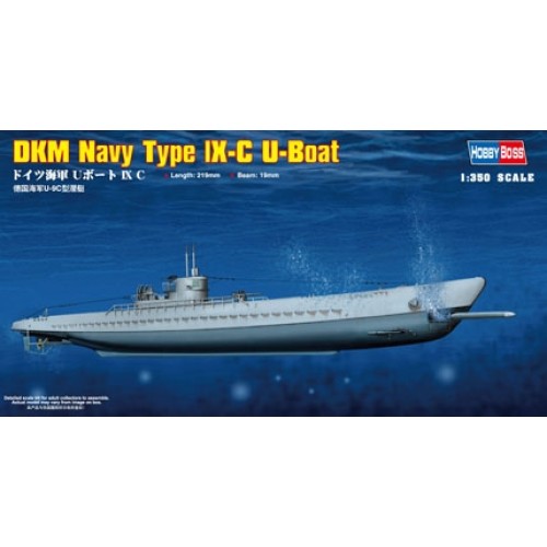 HBB83508 - 1/350 DKM TYPE IXC U-BOAT (PLASTIC KIT)