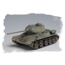 HBB84807 - 1/48 RUSSIAN T-34/85 (1944 FLATTENED TURRET) (PLASTIC KIT)